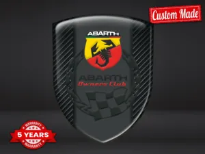 Fiat Abarth Decalcomanie Vetri Auto su Misura Top Globali Stellari